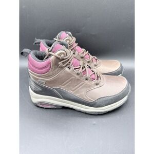 New Balance 1400 V1 Womens Hiking Boots Brown Leather Waterproof WW1400DB Sz 6.5